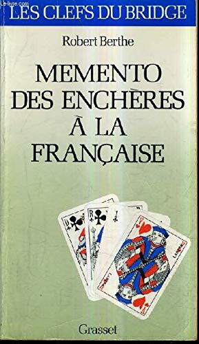 Mémento des enchères à la française Books