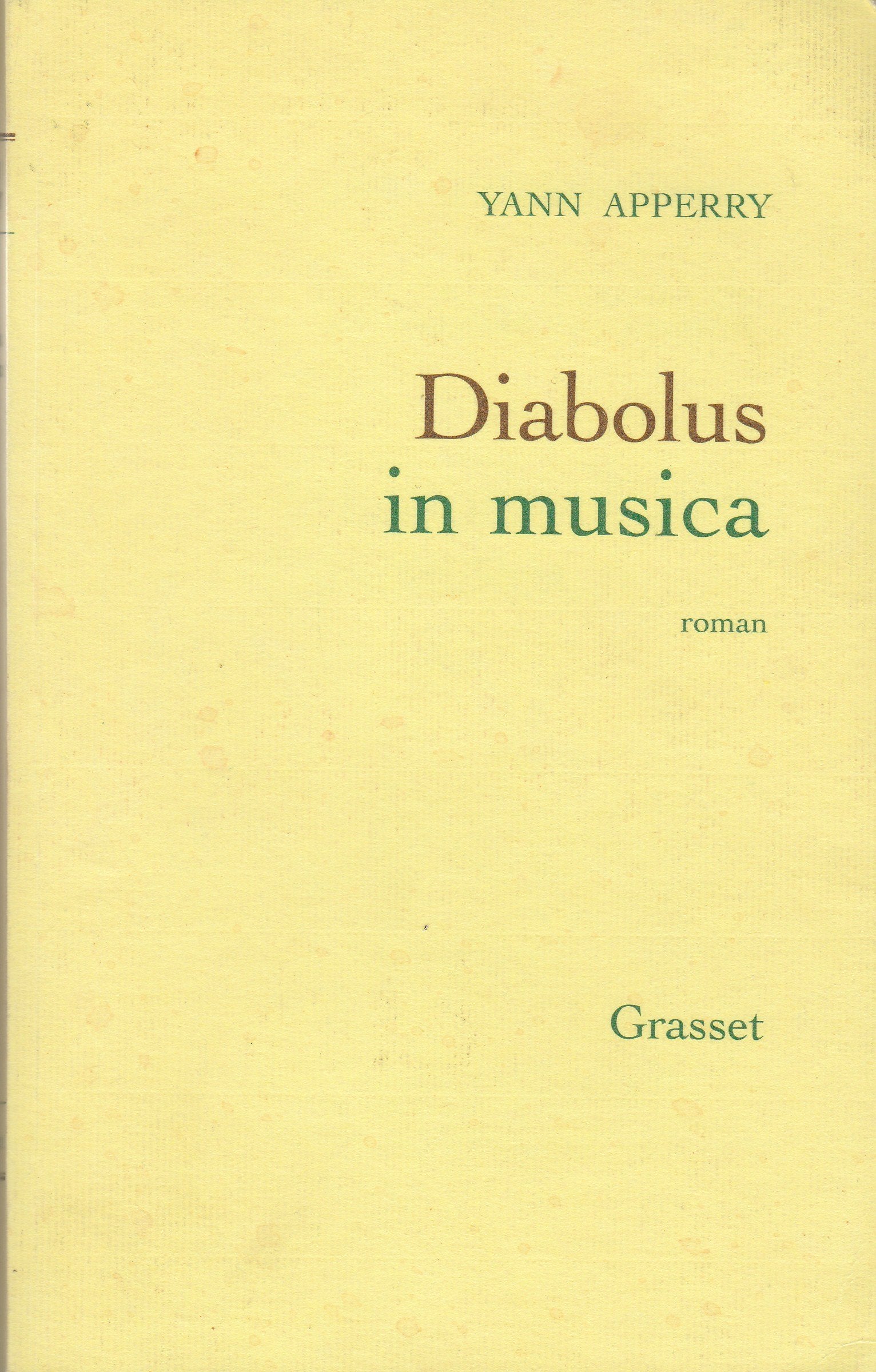 Diabolus in musica - Prix Médicis 2000 book