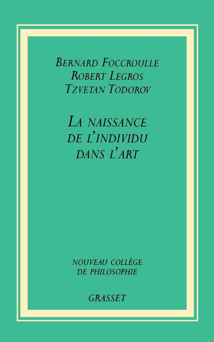 La naissance de l'individu dans l'art book