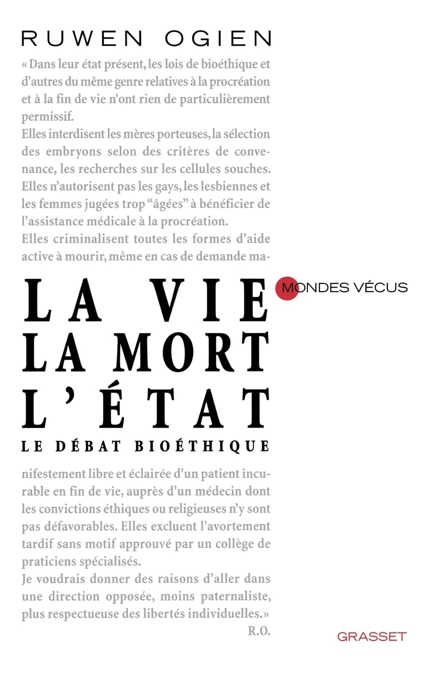 La vie, la mort, l'Etat book