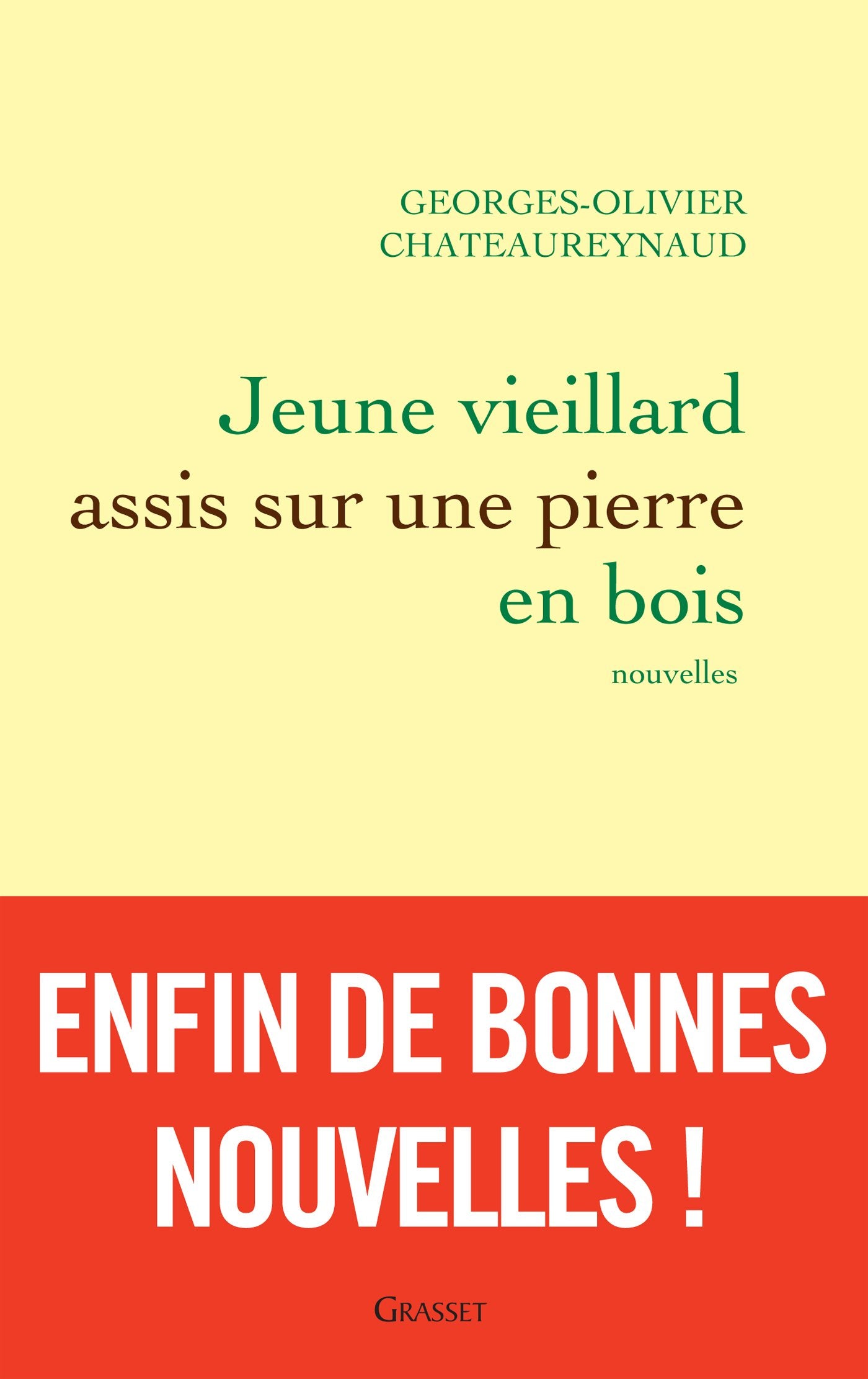 Jeune vieillard assis sur une pierre en bois: Nouvelles Contemporary literature