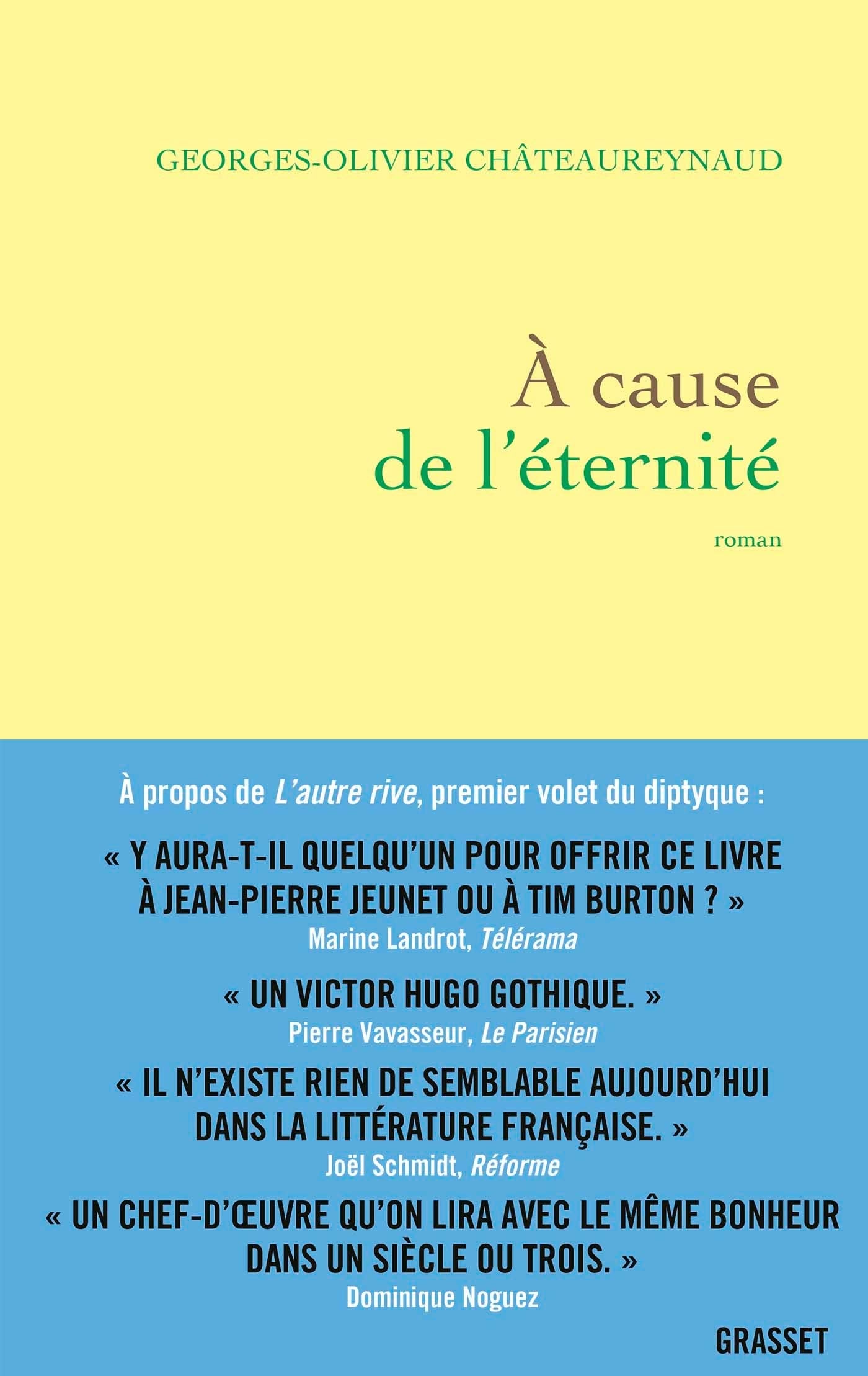 A cause de l'éternité: roman book