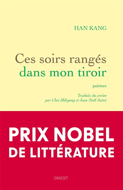 Product Image: Ces soirs rangés dans mon tiroir : poèmes