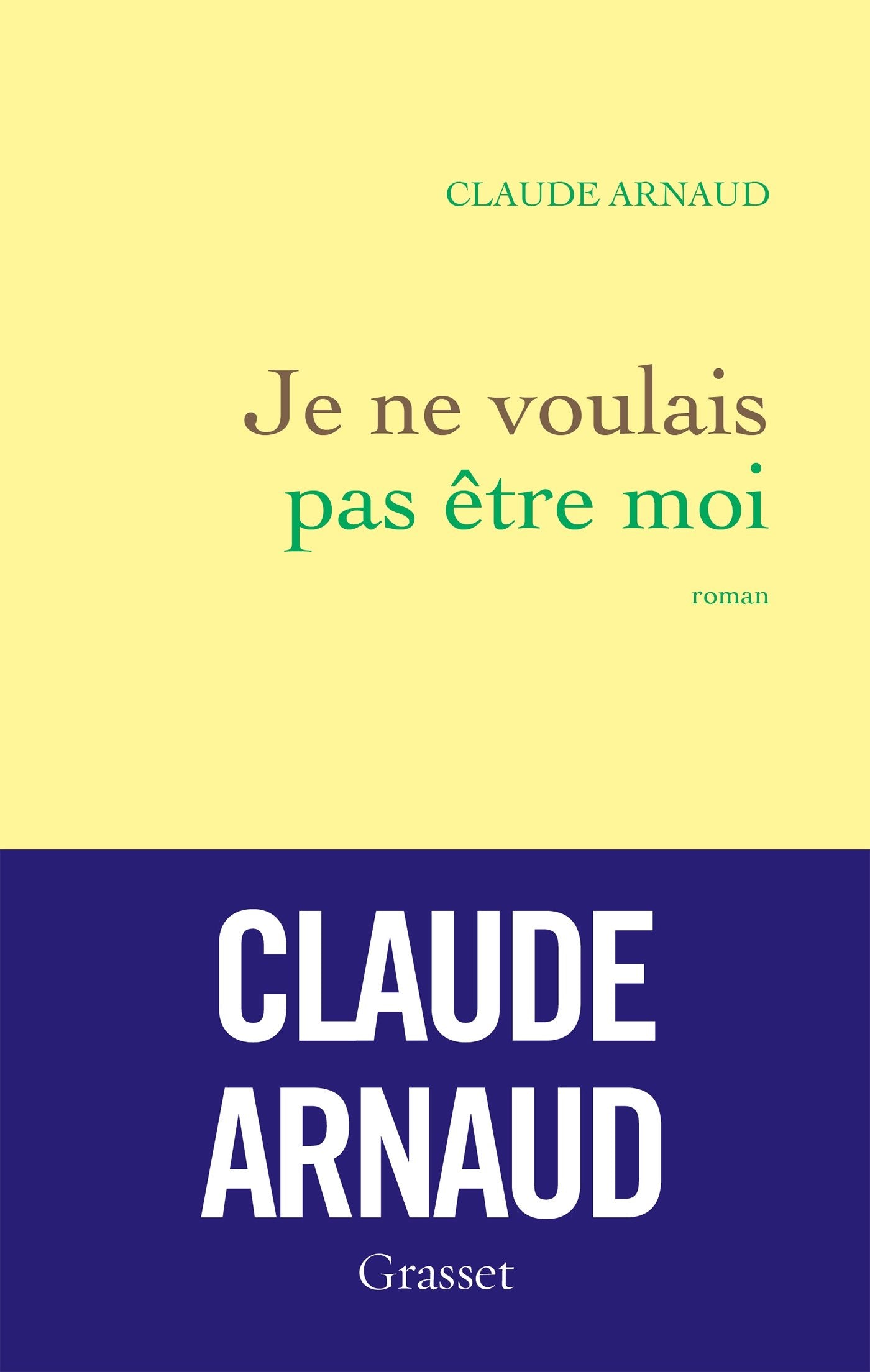 Je ne voulais pas être moi book