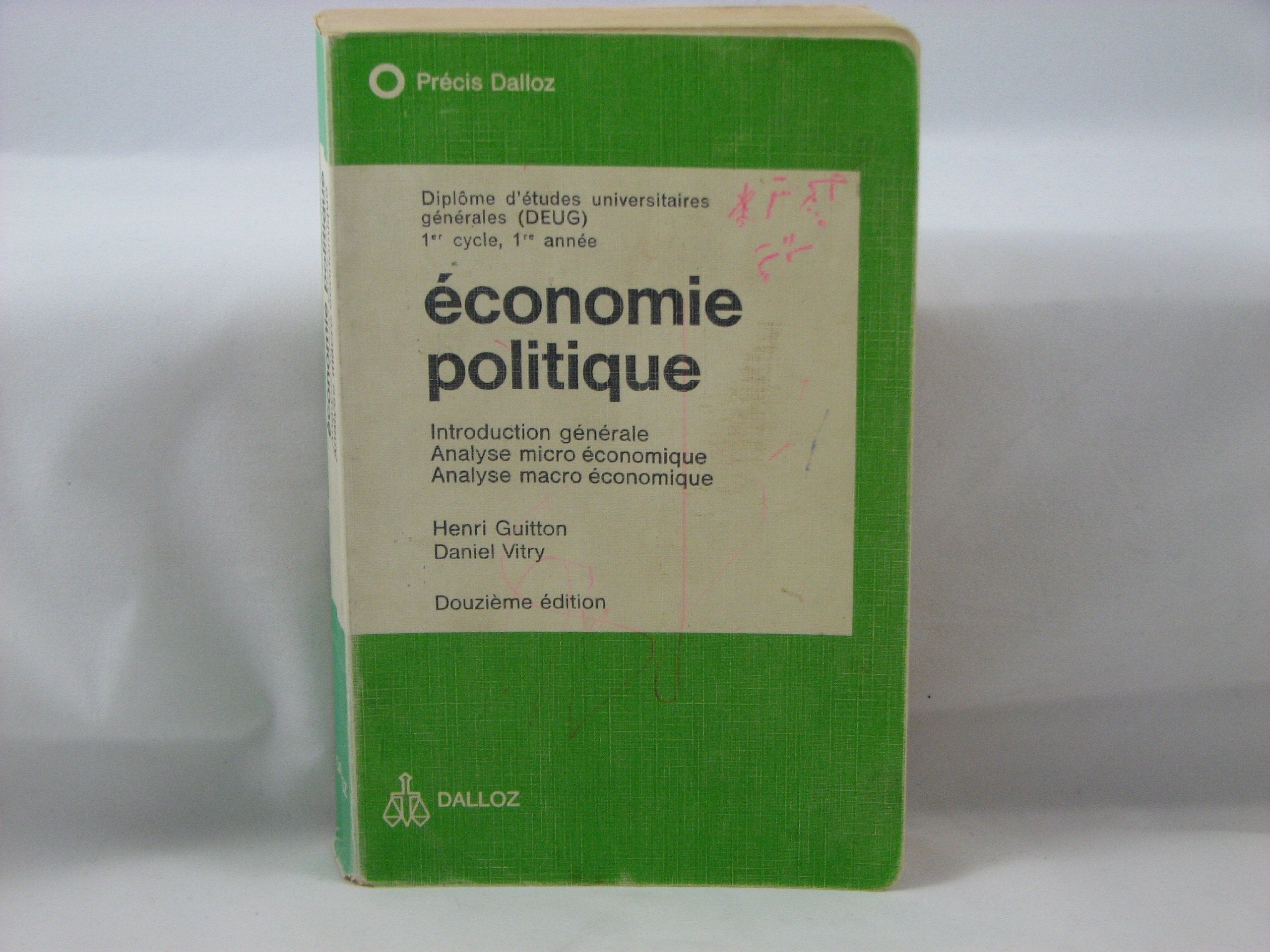 Économie politique book