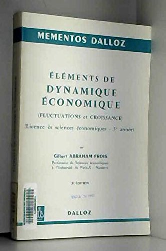 Eléments de dynamique économique : fluctuations et croissance Books