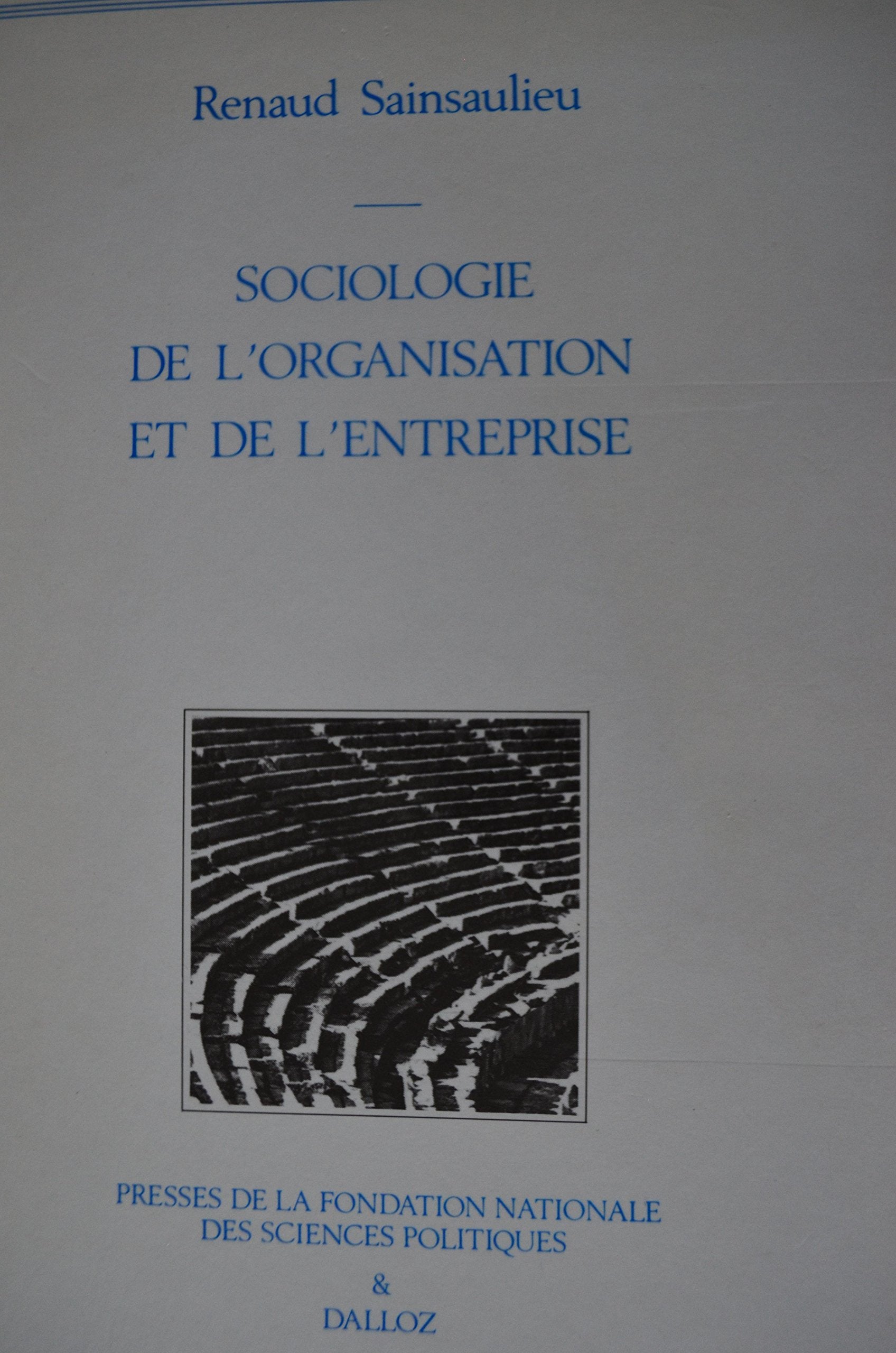 Sociologie de l'organisation et de l'entreprise book