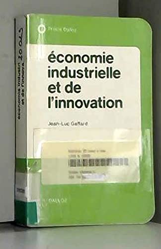 Economie industrielle et de l'innovation book
