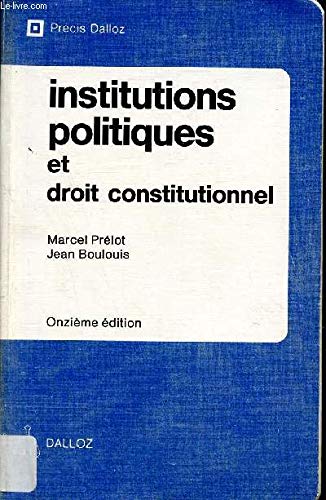 Institutions politiques et droit constitutionnel book