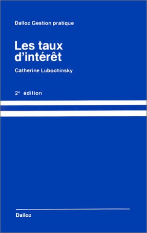 Product Image: Les taux d'intérêts