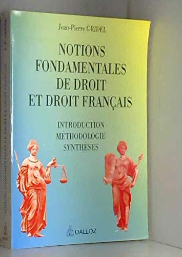 Notions fondamentales de droit et droit français book