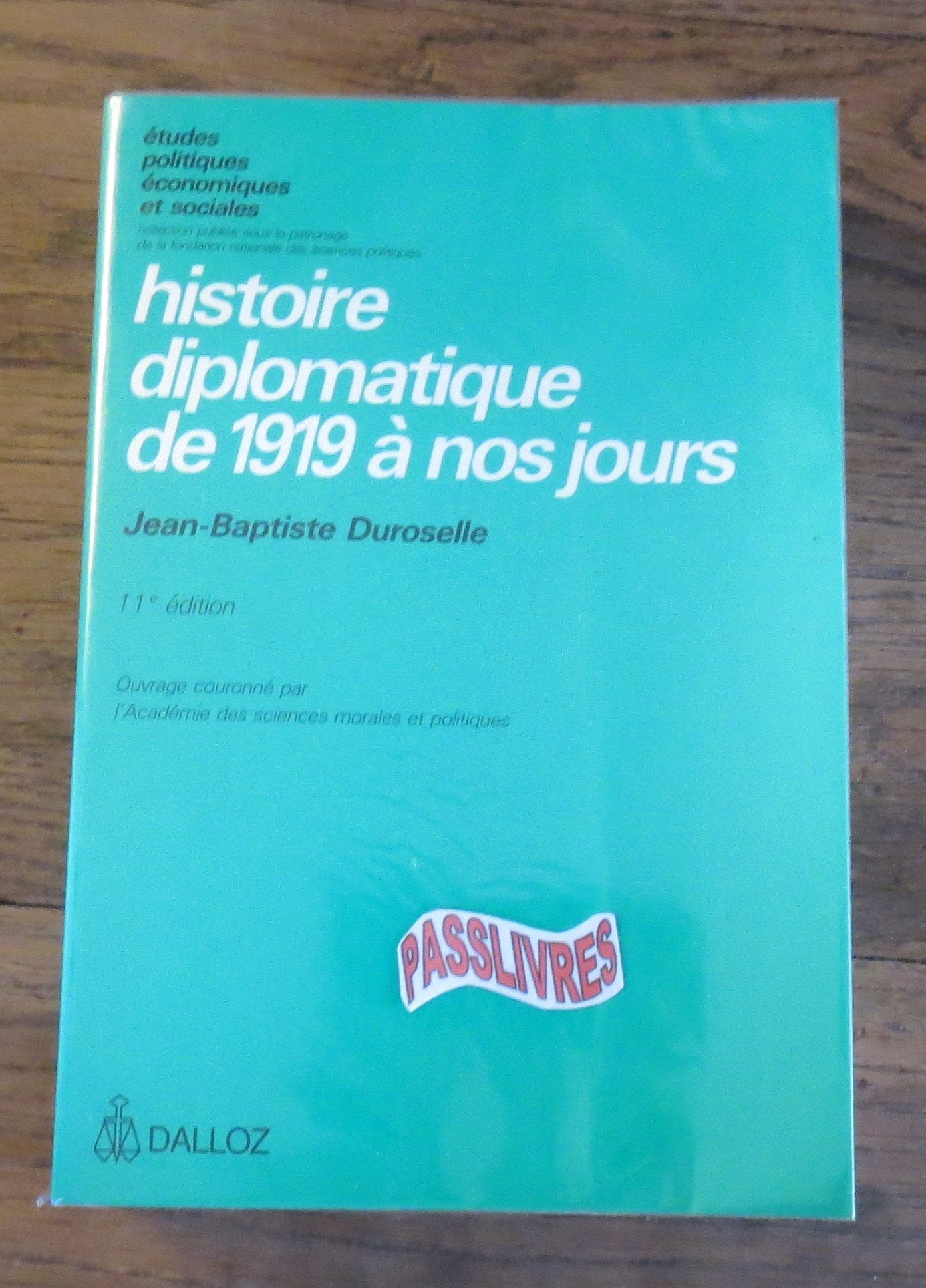 Histoire diplomatique de 1919 à nos jours book