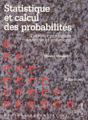 Statistique Et Calcul Des Probabilites. 6eme Edition 1994 book