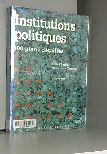 Institutions politiques: 100 plans détaillés book
