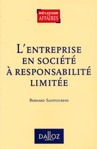L'entreprise en société à responsabilité limitée book