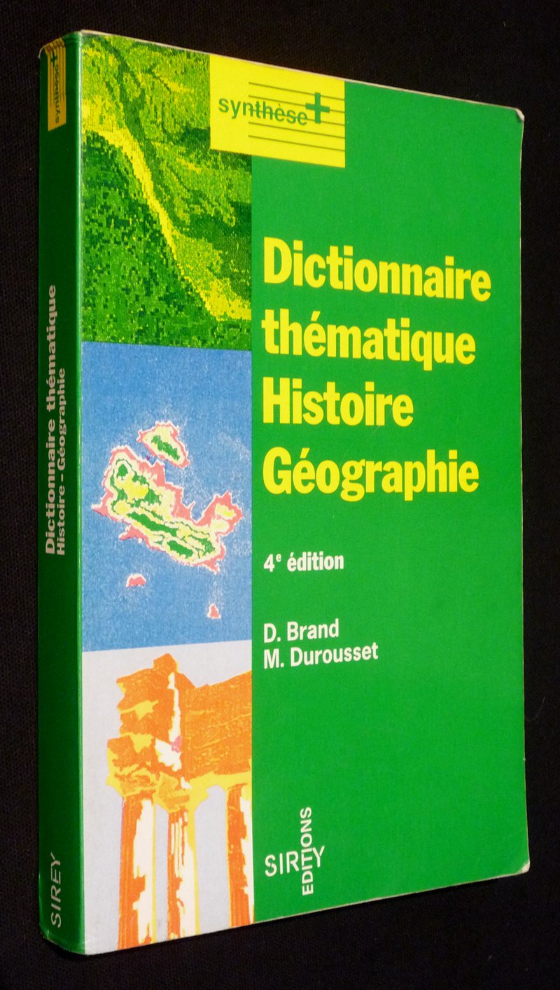 Dictionnaire Thematique Histoire Geographie. 4eme Edition 1995 Books