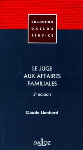 Le Juge aux affaires familiales Books