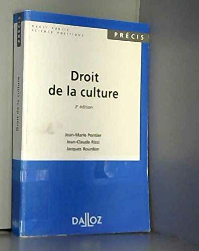 Droit de la culture book