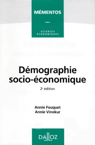 Démographie socio-économique book