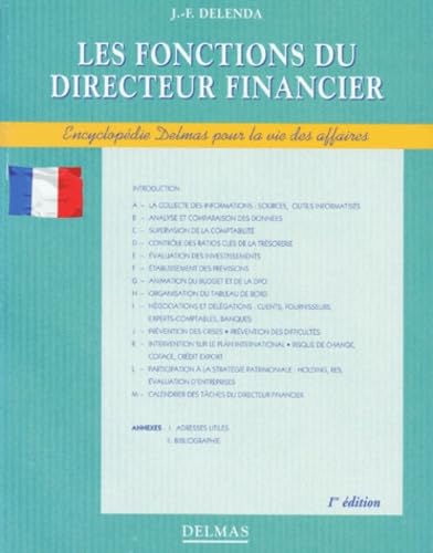 Les fonctions du directeur financier, 1re édition book