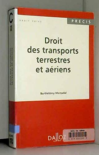 Droit des transports terrestres et aériens book