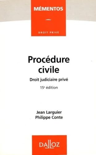 Procédure civile: Droit judiciaire privé book