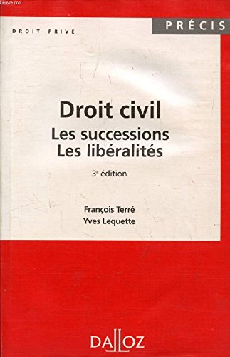 Droit civil : les successions, les libéralités Books