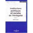 Institutions politiques et sociales de l'Antiquité Books