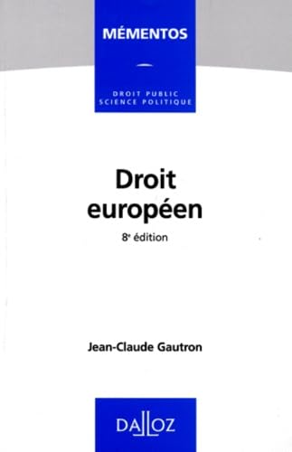 Droit européen Books