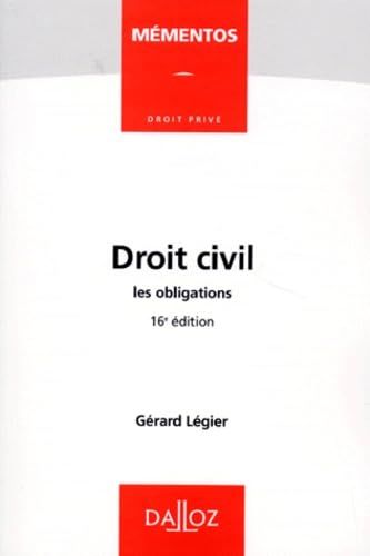 Droit Civil. Les Obligations, 16eme Edition 1998 book