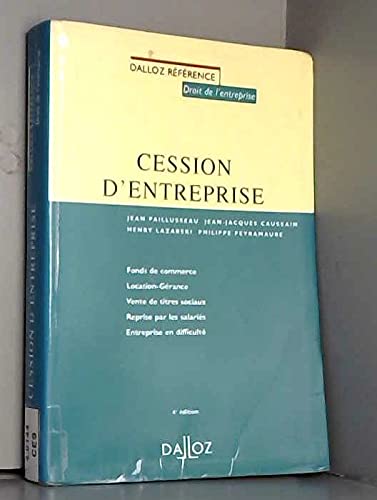 Cession D'Entreprise. 4eme Edition Books