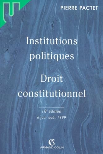 French Politics Book: Droit constitutionnel Politics & History