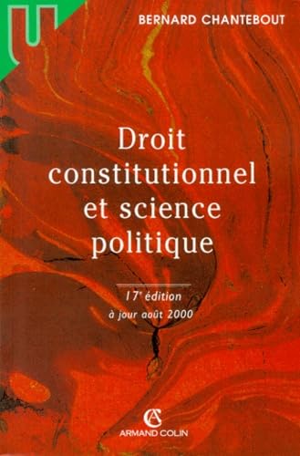 Droit constitutionnel et science politique, 17e édition book