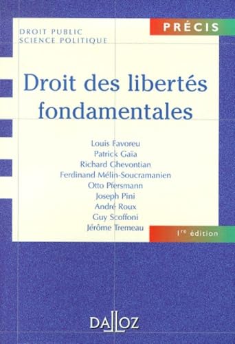 Droit des libertés fondamentales, 1re édition book