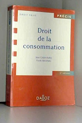 Droit De La Consommation. 5eme Edition Books