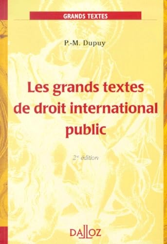 Grands textes de droit international public, 2e édition book