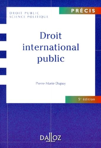 Droit international public, 5e édition book