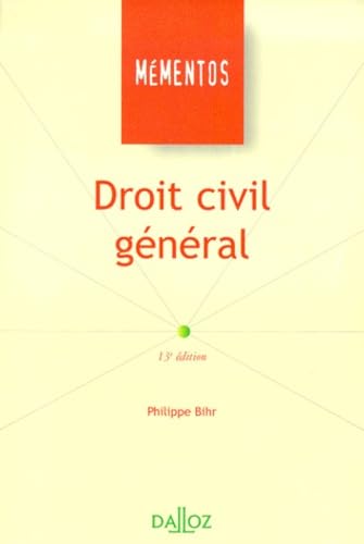 Droit civil : introduction, personnes, famille, biens, obligations, 13e édition book