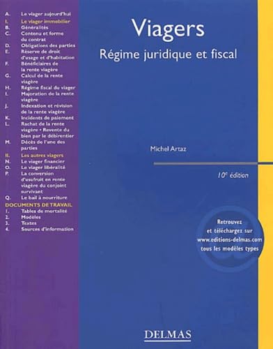 Viager : régimes juridique et fiscal book