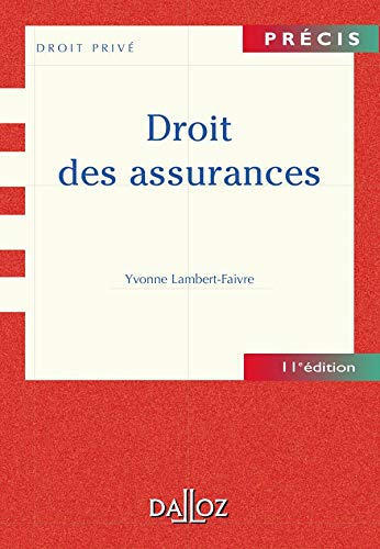 Droit Des Assurances. 11eme Edition Books
