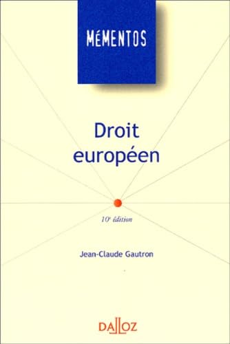 Droit européen Books