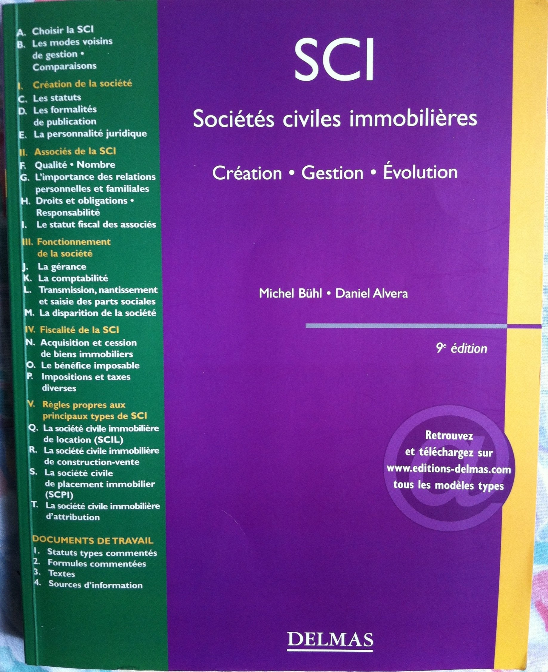 Societes Civiles Immobilieres. Creation, Gestion, Evolution, 7eme Edition Books