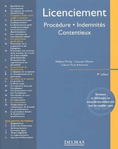 Licenciement: Procédures, indemnités, contentieux Books