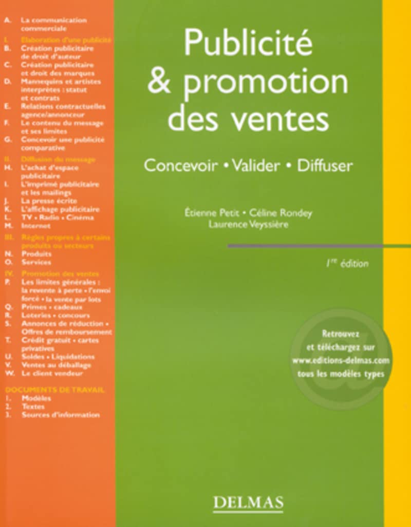 Publicité & promotion des ventes - Concevoir . Valider . Diffuser_ - 1ère éd. Law