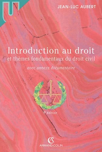 Introduction au droit et thèmes fondamentaux du droit civil, 9e édition book