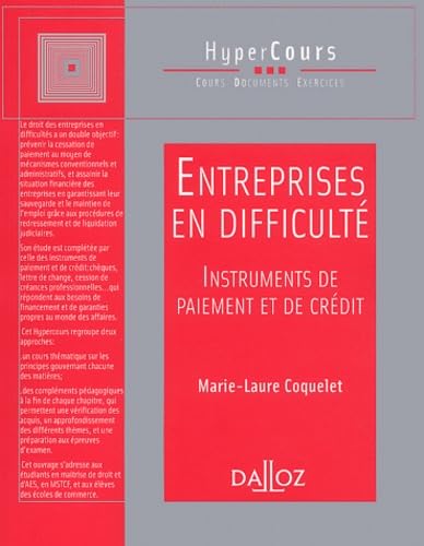 Entreprises en difficulté: Instruments de paiement et de crédit Books