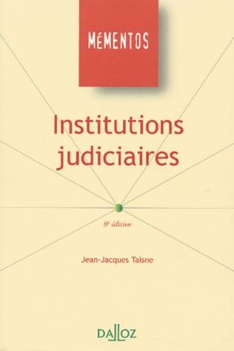 Institutions judiciaires book