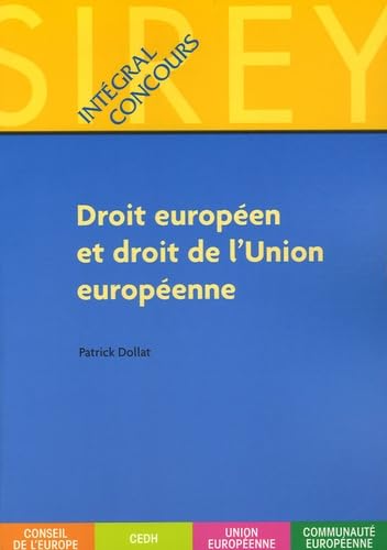 Droit européen et droit de l'Union européenne book