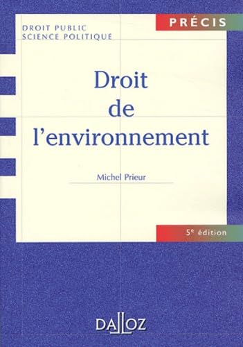Droit de l'environnement Books