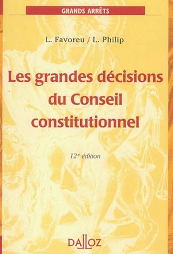 Les grandes décisions du Conseil constitutionnel book